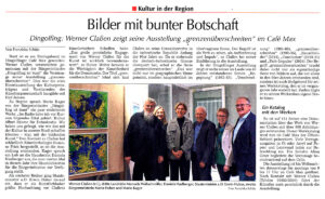 Zeitungsartikel vom 25.11.2024, LZ, Bilder mit bunter Botschaft