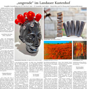 Zeitungsartikel 23.05.25, LNP, "ungerade" im Landauer Kastenhof