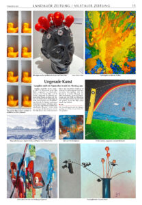 Zeitungsartikel 07.06.25, LZ, Bilderseite Ungerade Kunst