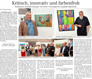 Zeitungsartikel 21.09.2026, LNP, Kritisch, innovativ & farbenfroh